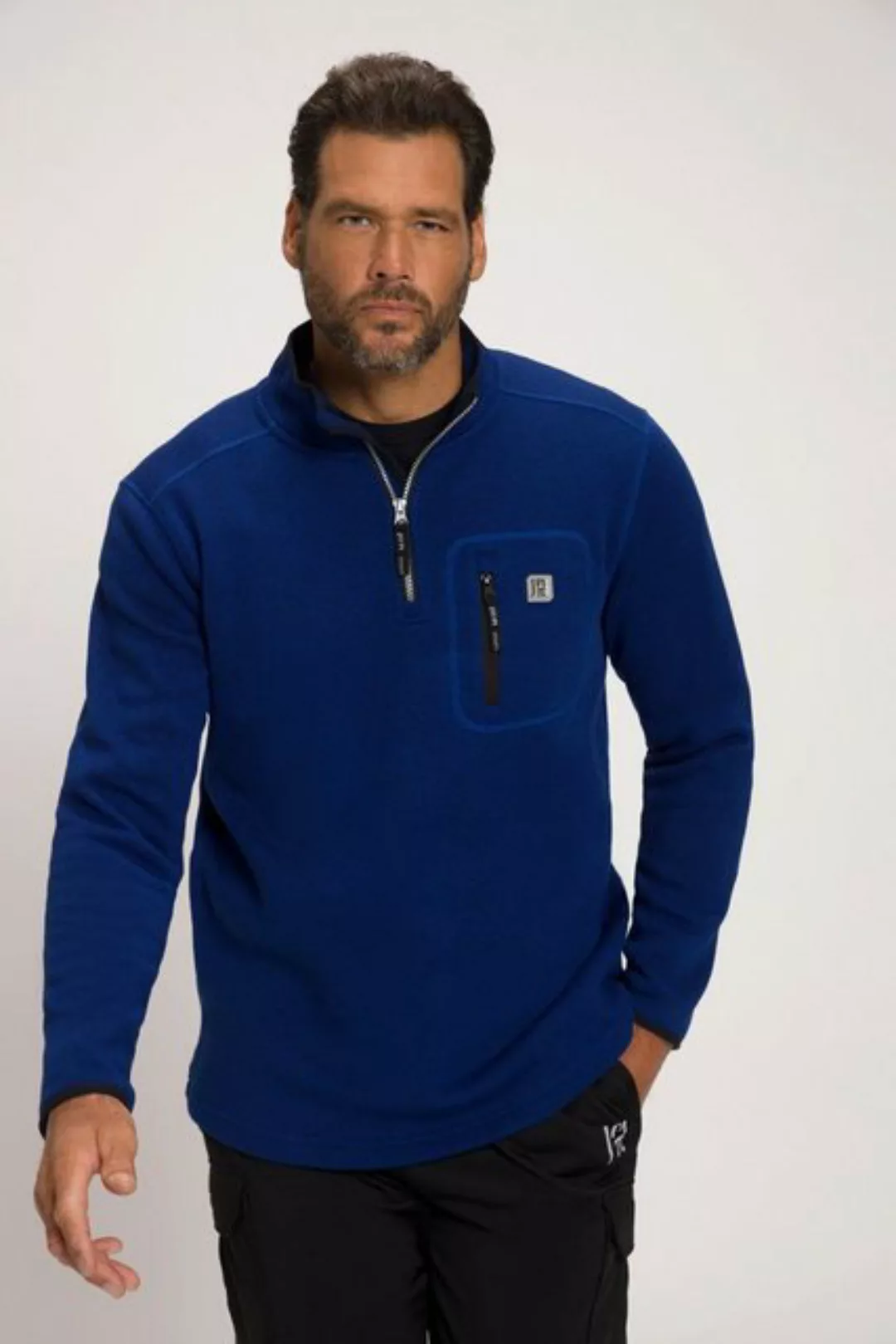 JP1880 Sweatshirt Strickfleece-Troyer Trekking Outdoor Zipper günstig online kaufen