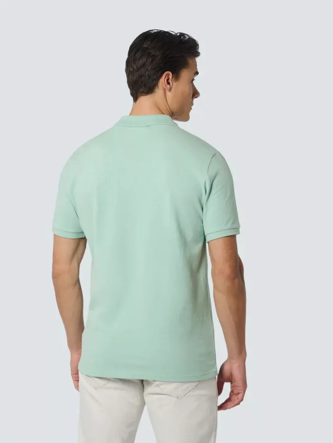 No Excess Poloshirt Riva Solid Turquoise - Größe L günstig online kaufen