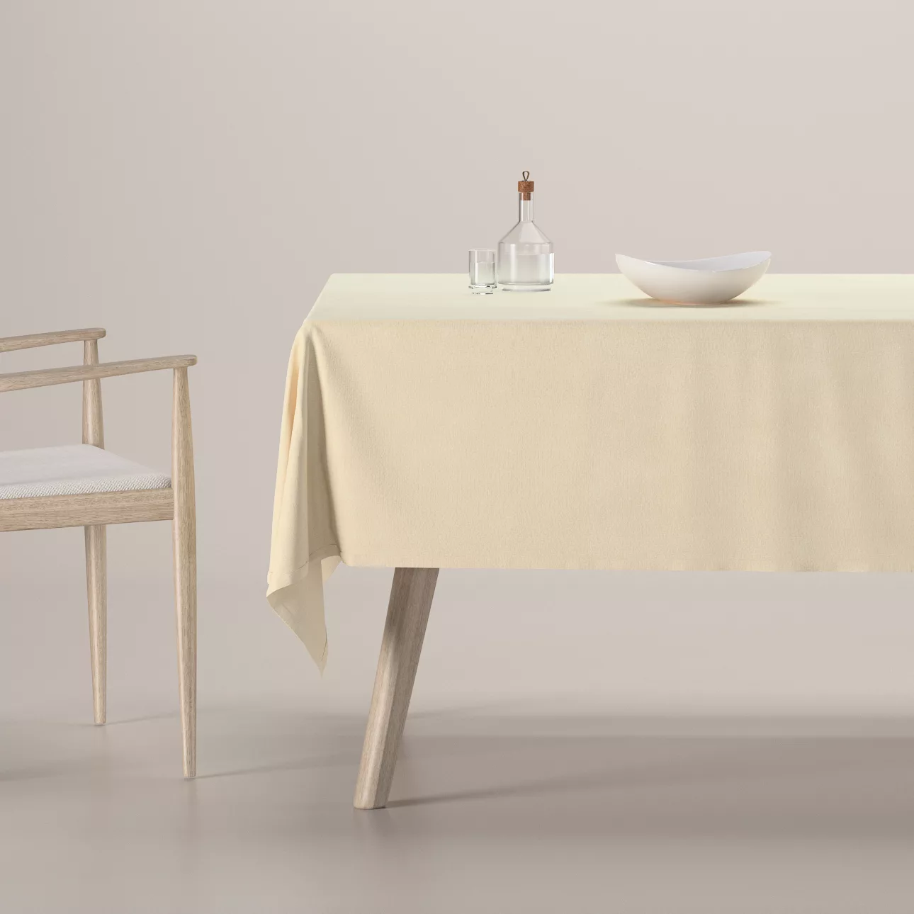 Rechteckige Tischdecke, creme, Crema (178-73) günstig online kaufen