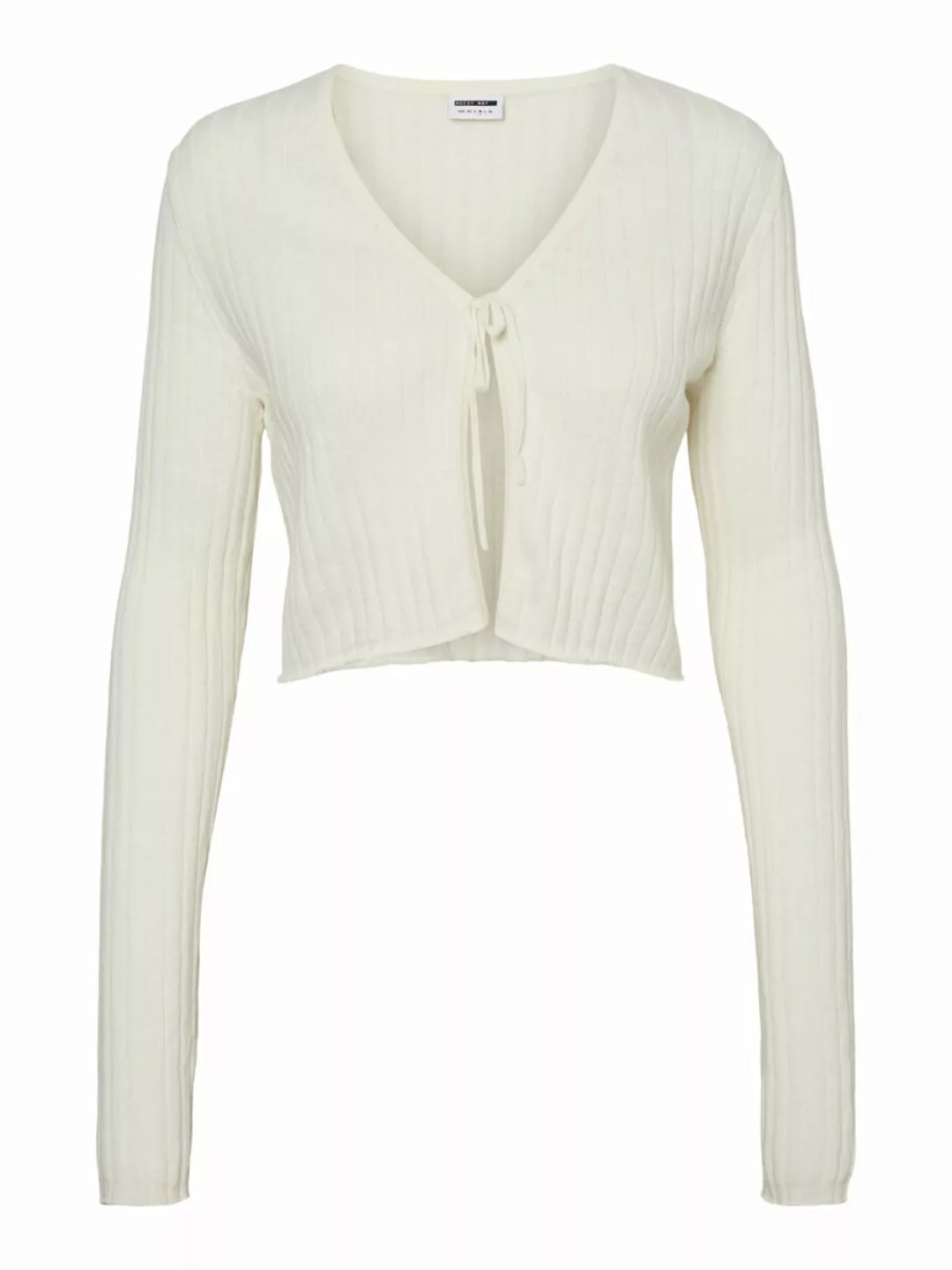 NOISY MAY Cropped Strickjacke Damen White günstig online kaufen