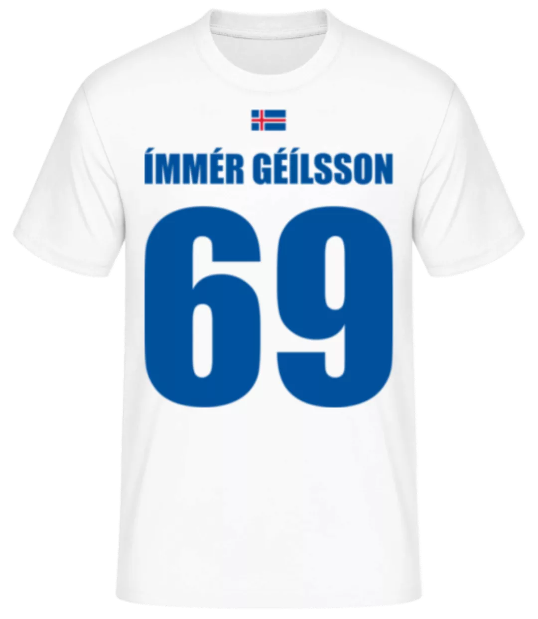 Island Fußball Trikot Ímmér Géílsson · Männer Basic T-Shirt günstig online kaufen