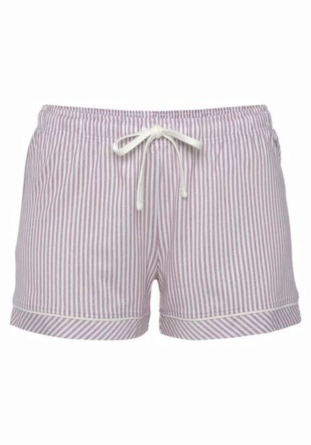 s.Oliver Pyjamashorts mit Kontrastpaspel günstig online kaufen