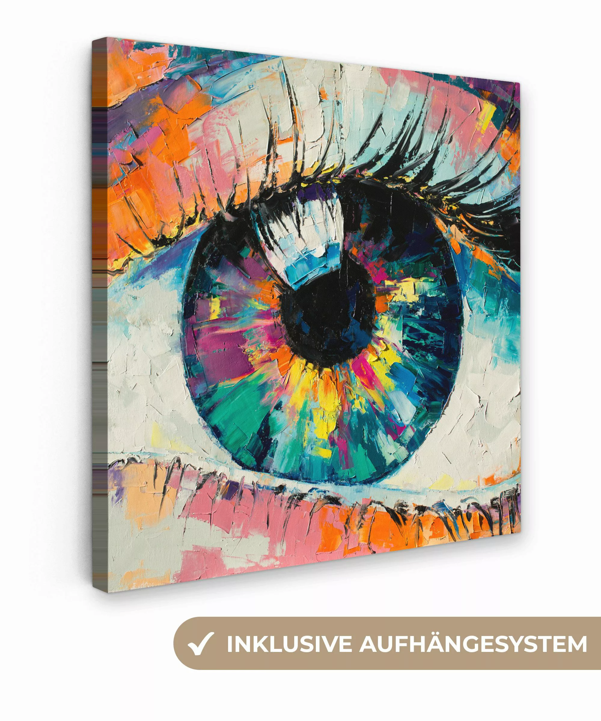 OneMillionCanvasses® Leinwandbild Malerei - Ölfarbe - günstig online kaufen