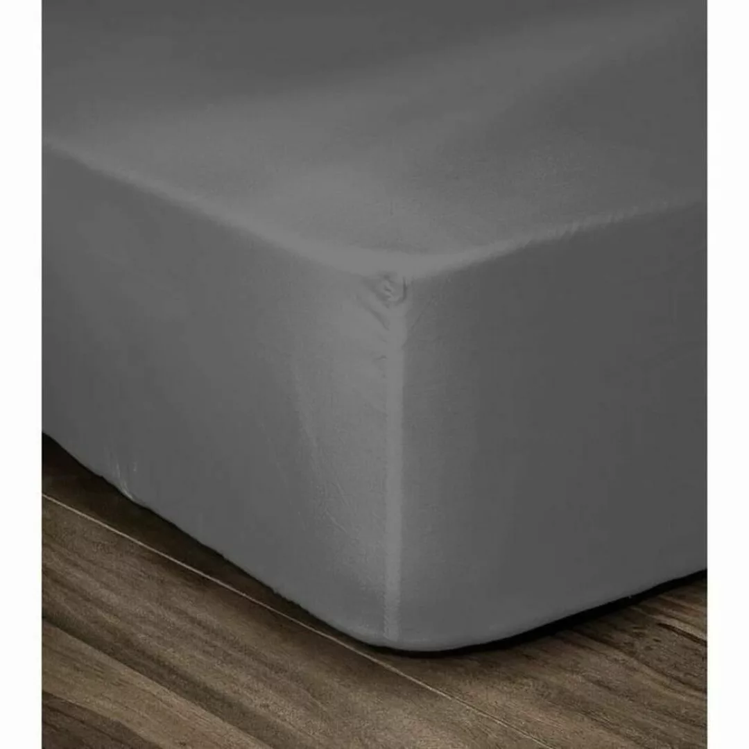 Bettlaken Lovely Home Dunkelgrau Doppelbett (140 X 190 Cm) günstig online kaufen