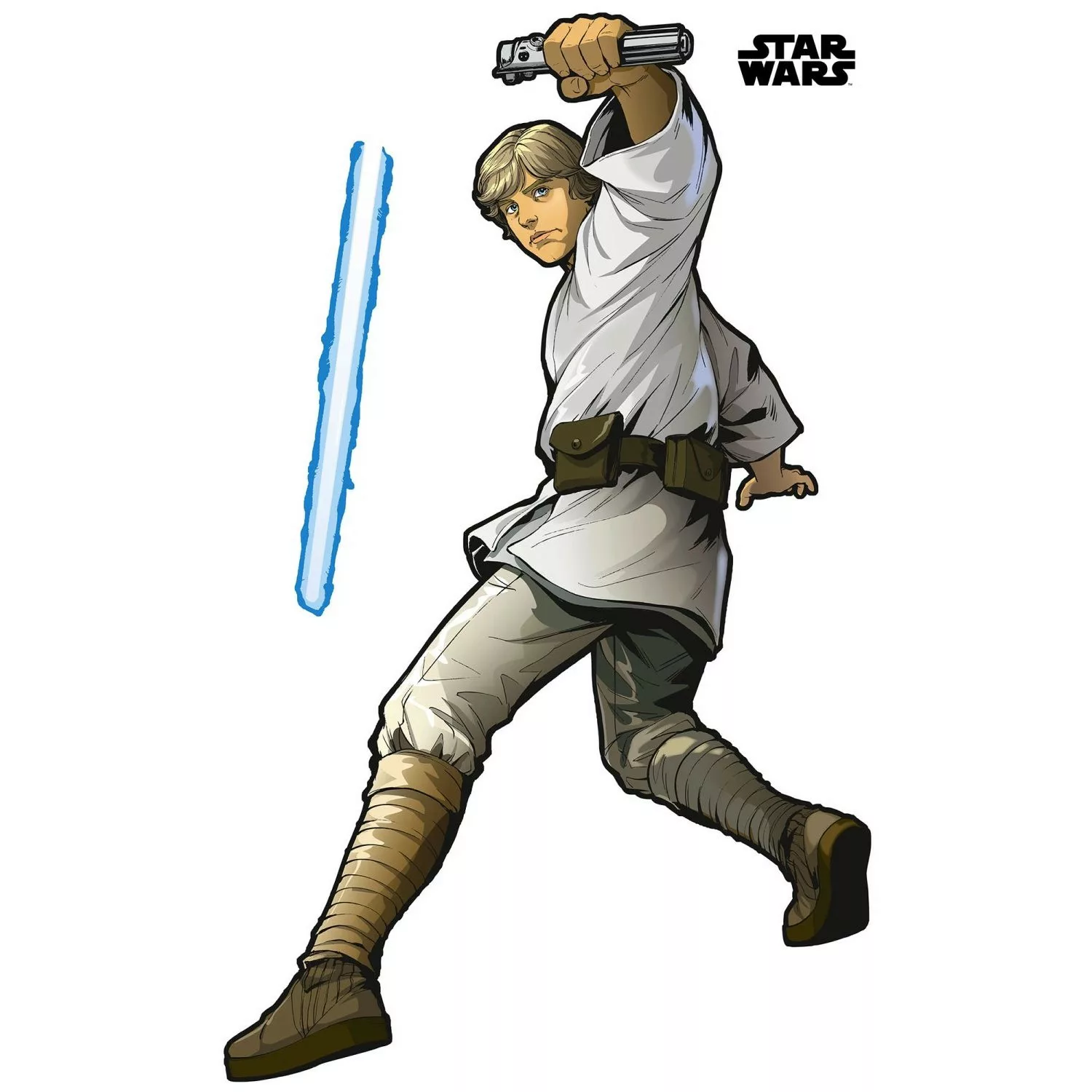 Disney Wandtattoo Star Wars Luke Skywalker Xxl Grau 127 x 200 cm 612425 günstig online kaufen