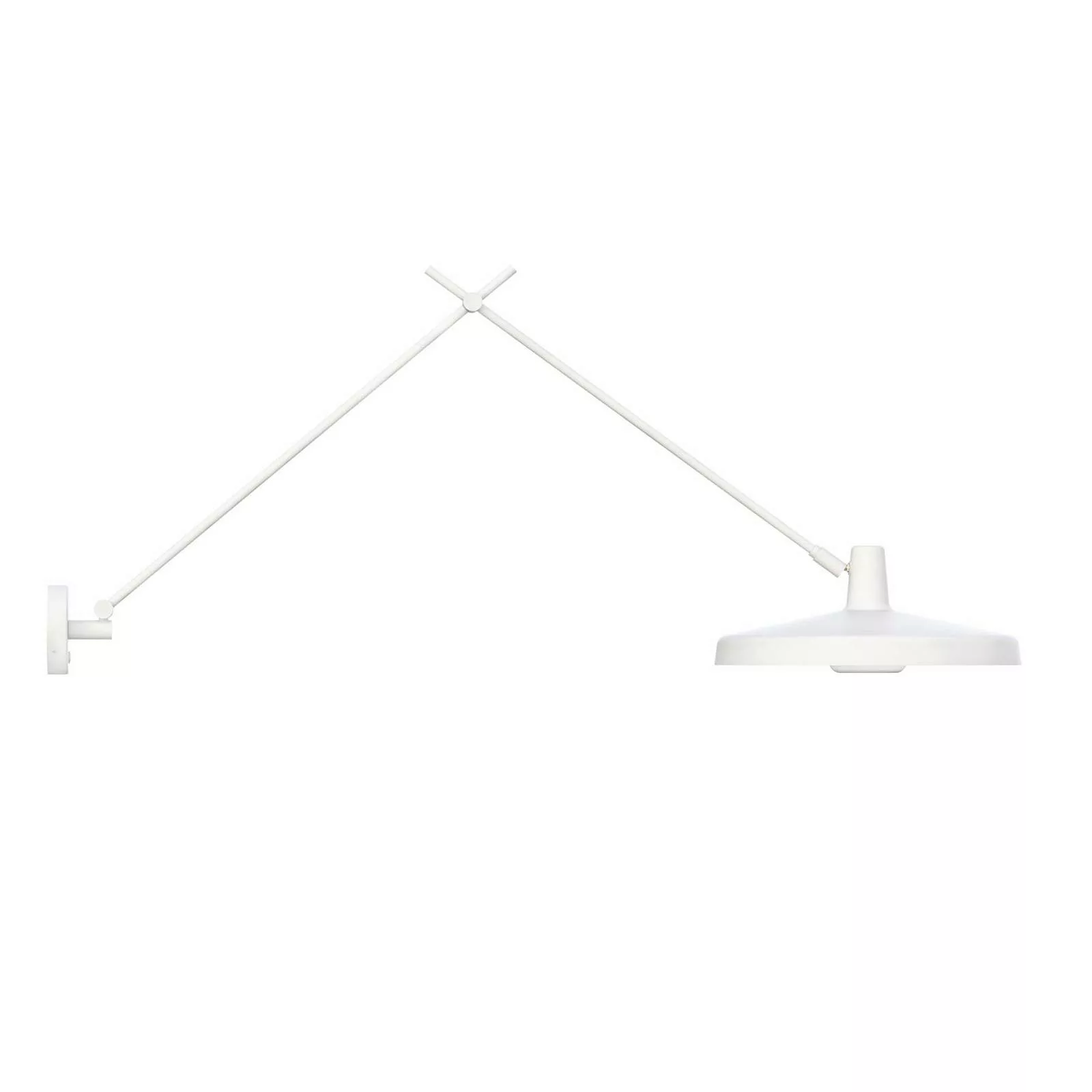 GRUPA Arigato Wandlampe 1-flammig 140cm Ø45cm weiß günstig online kaufen