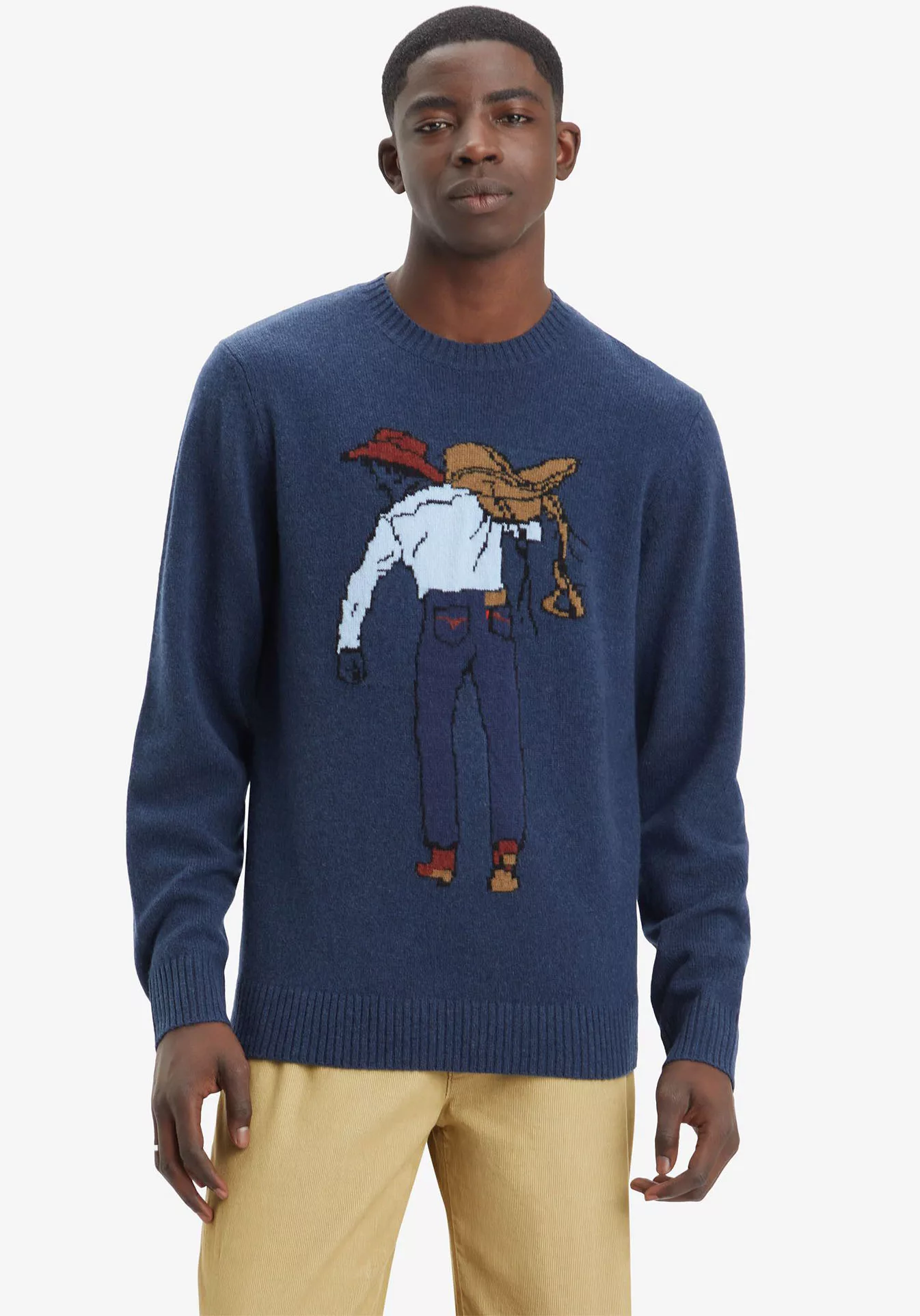 Levis Strickpullover "ORIGINAL HM SWEATER", mit eingearbeitetem Motiv günstig online kaufen