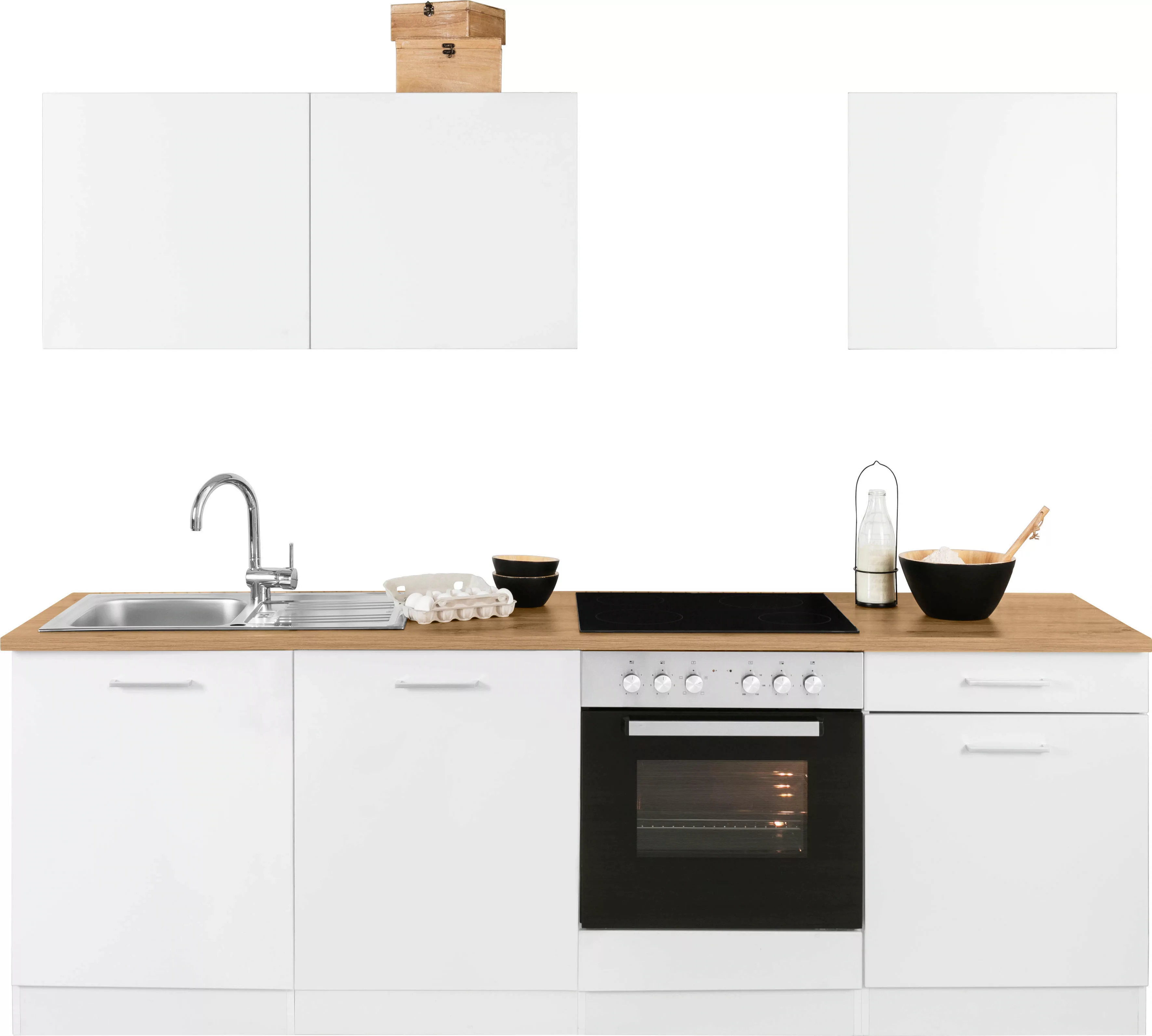 HELD MÖBEL Küchenzeile "Kehl", ohne E-Geräte, Breite 240 cm günstig online kaufen