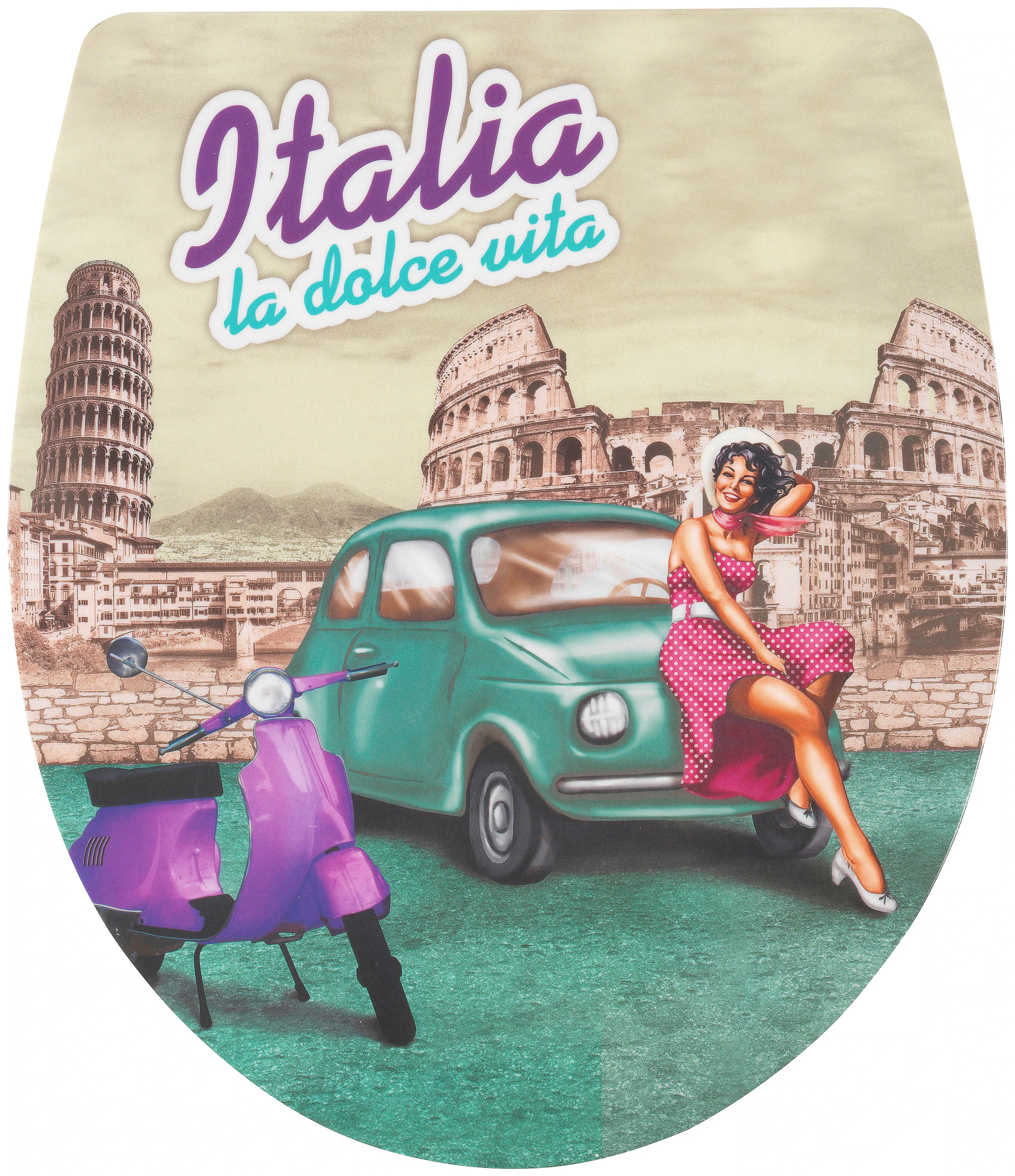 ADOB WC-Sitz "Italia la dolce vita", Absenkautomatik, zur Reinigung auf Kno günstig online kaufen
