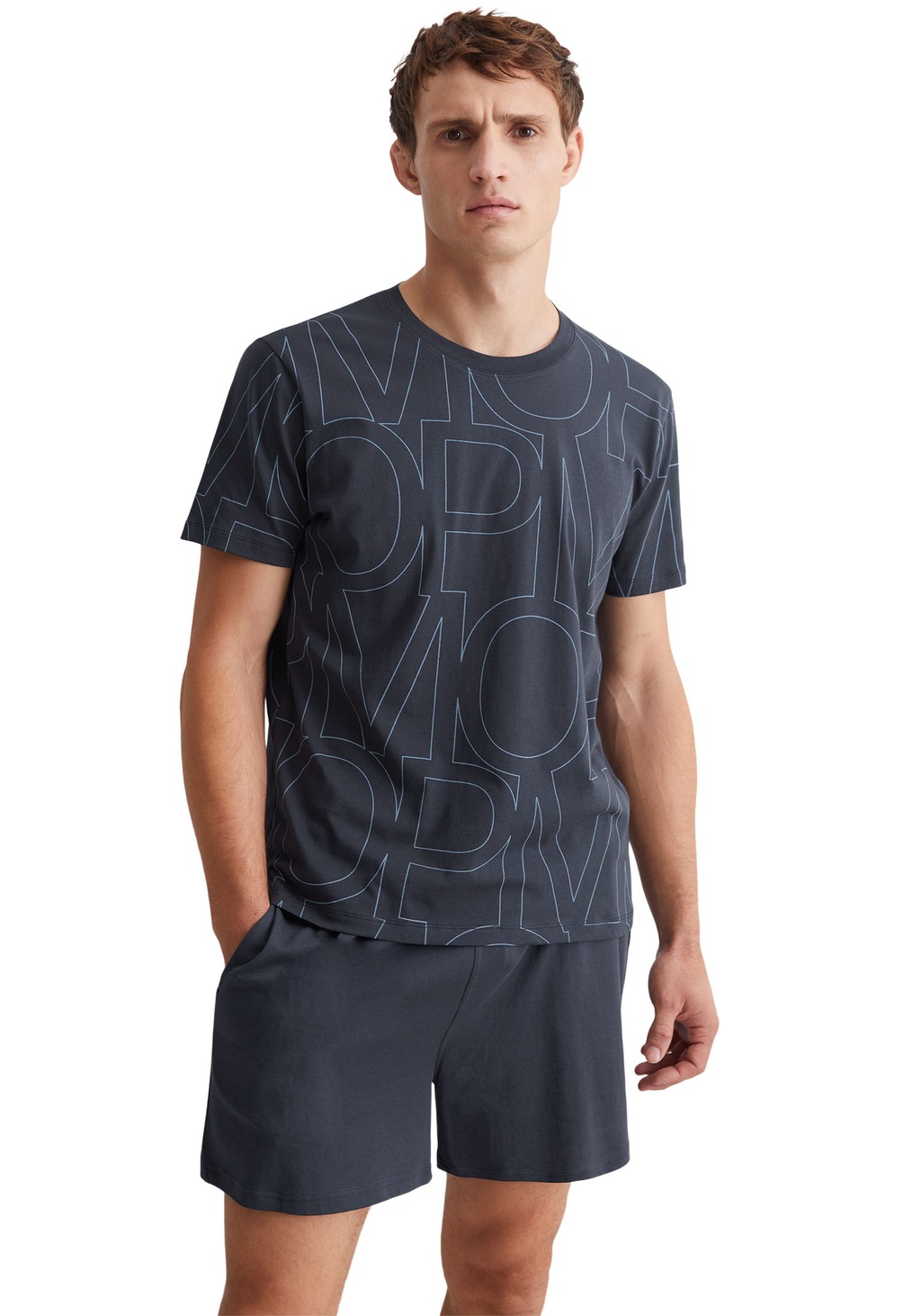 Marc OPolo Shorty "Mix & Match Cotton", (Set, 2 tlg.), mit auffälligem Logo günstig online kaufen