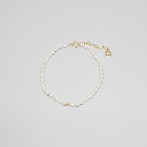 Armband 'Pearl' Mit Süsswasserperlen Silber/vergoldet günstig online kaufen