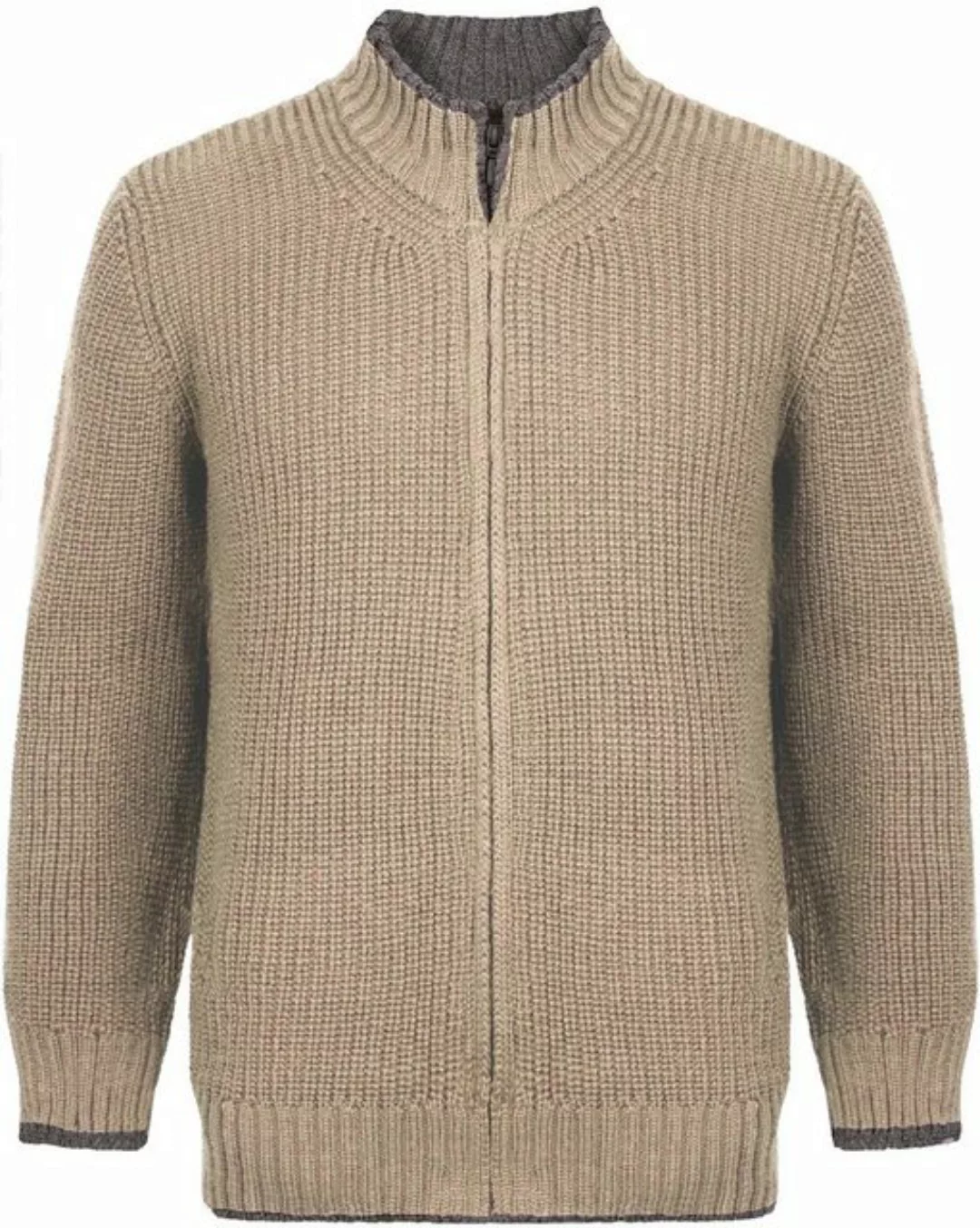 Irelandseye Wolljacke Rockbrook Ribbed Cardigan Men günstig online kaufen