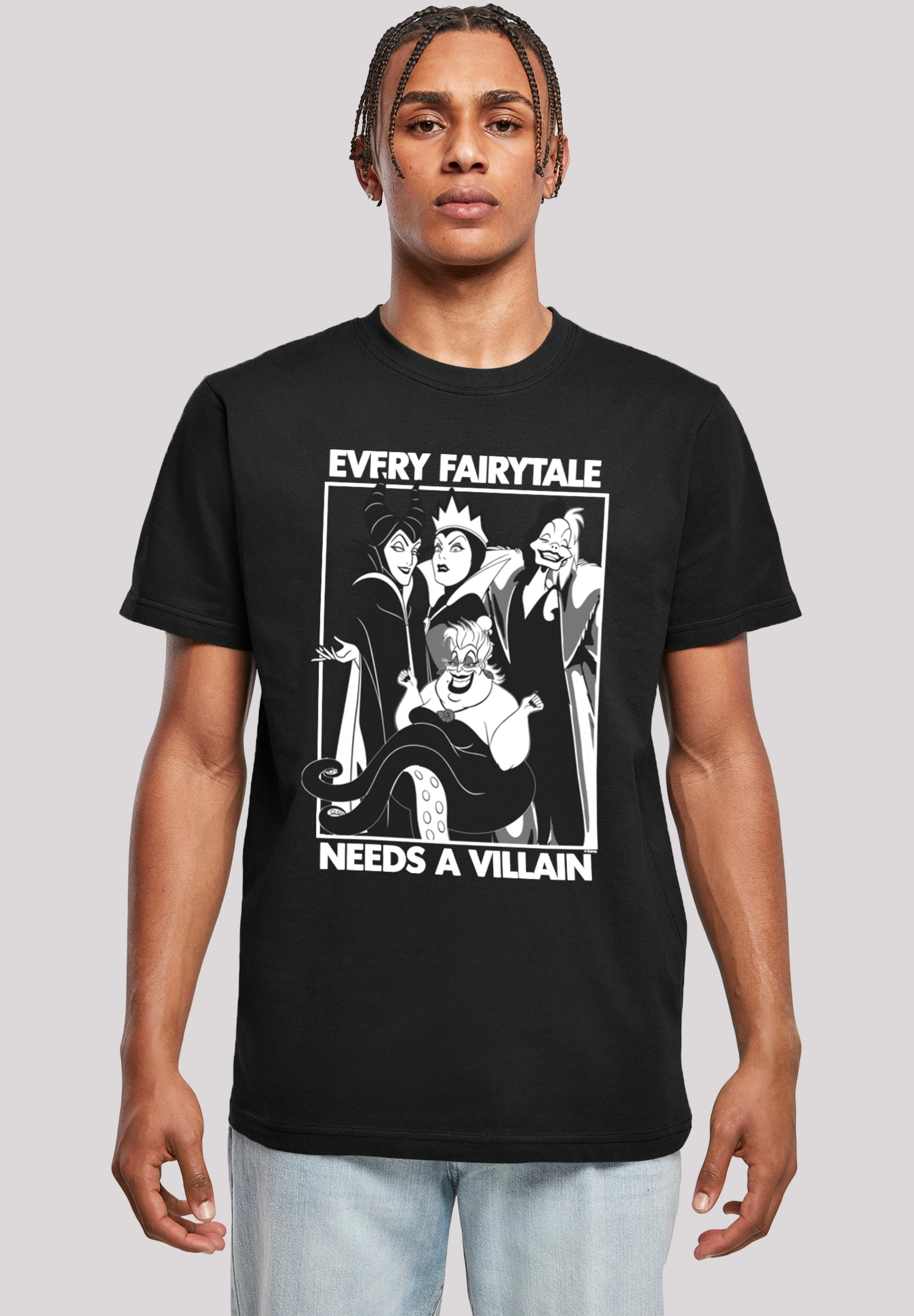F4NT4STIC T-Shirt "Disney Every Fairy Tale Needs A Villain", Herren,Premium günstig online kaufen