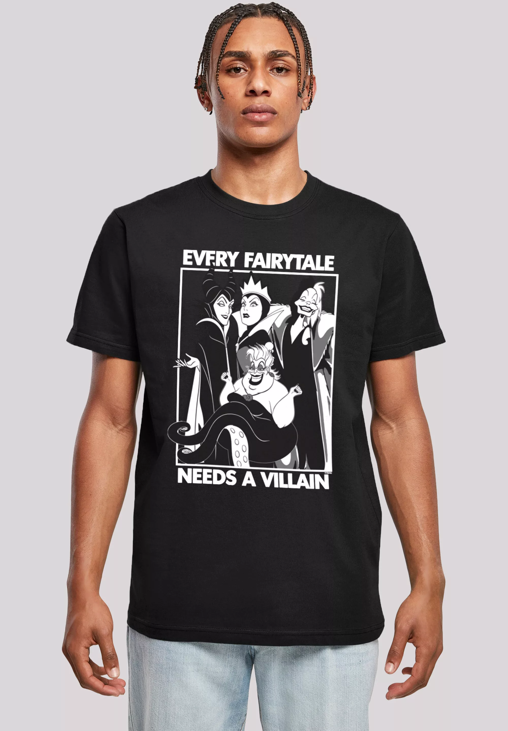 F4NT4STIC T-Shirt "Disney Every Fairy Tale Needs A Villain", Herren,Premium günstig online kaufen