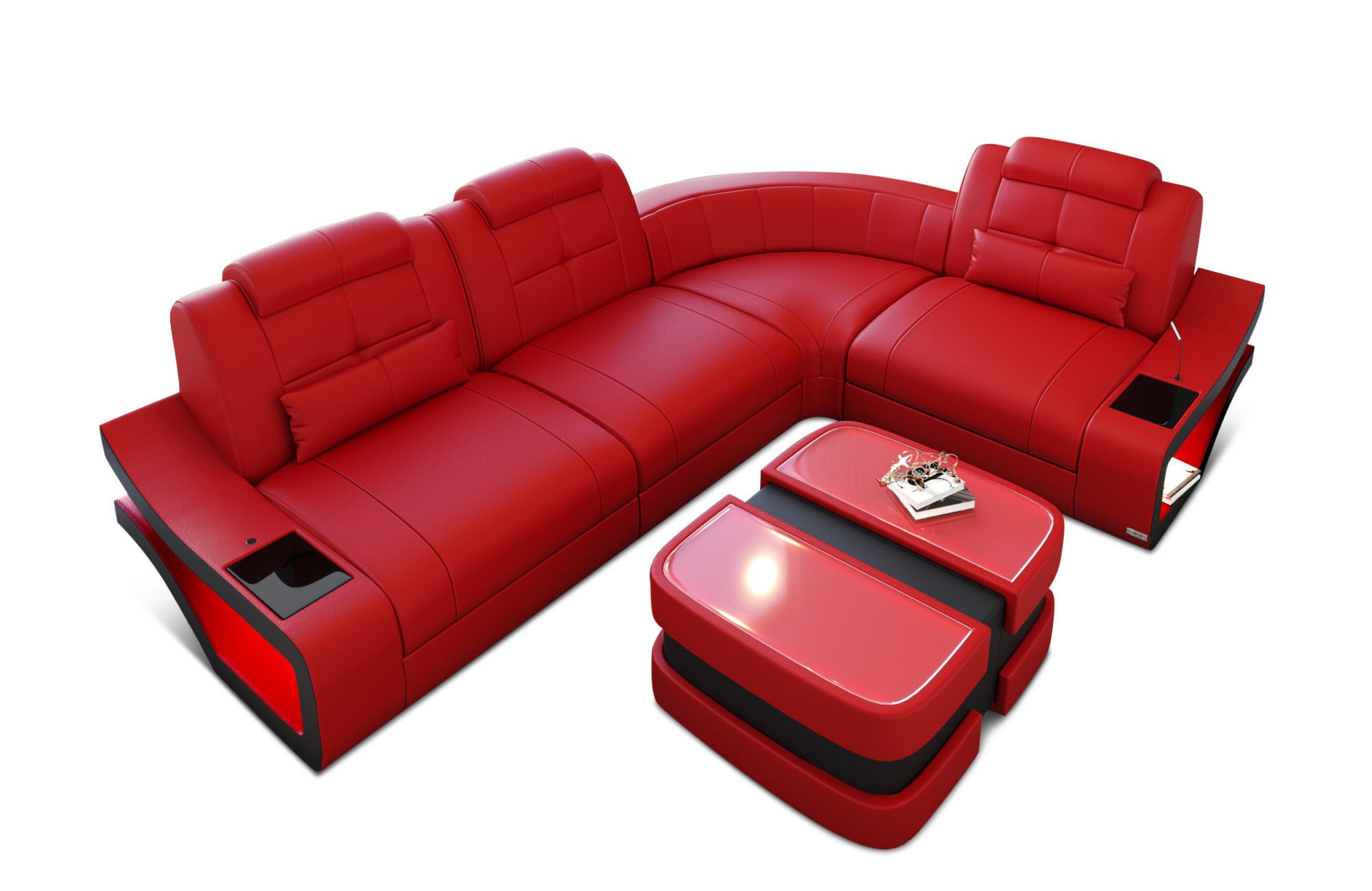 Sofa Dreams Ecksofa Ledersofa Elena Mini günstig online kaufen