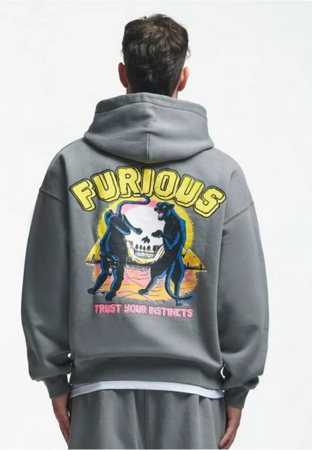 2Y Studios Kapuzensweatshirt 2Y Studios Herren 2Y Furious Oversize Hoodie ( günstig online kaufen