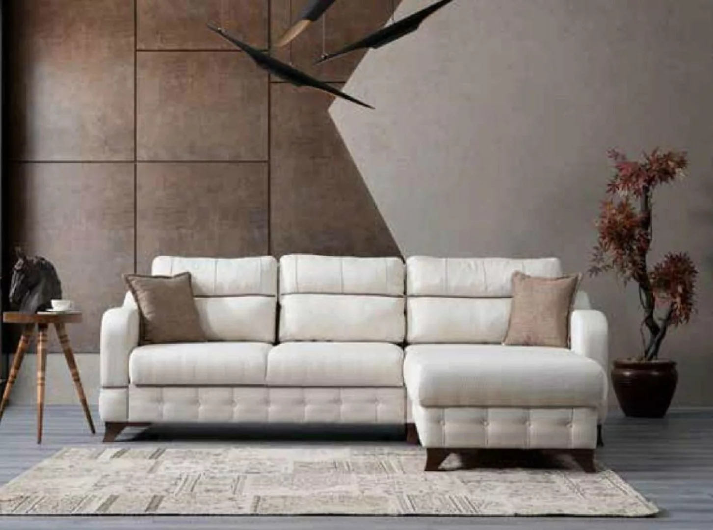 JVmoebel Ecksofa Luxuriöses Wohnzimmersofa Sofa L-Form Modern Bequem in Ble günstig online kaufen