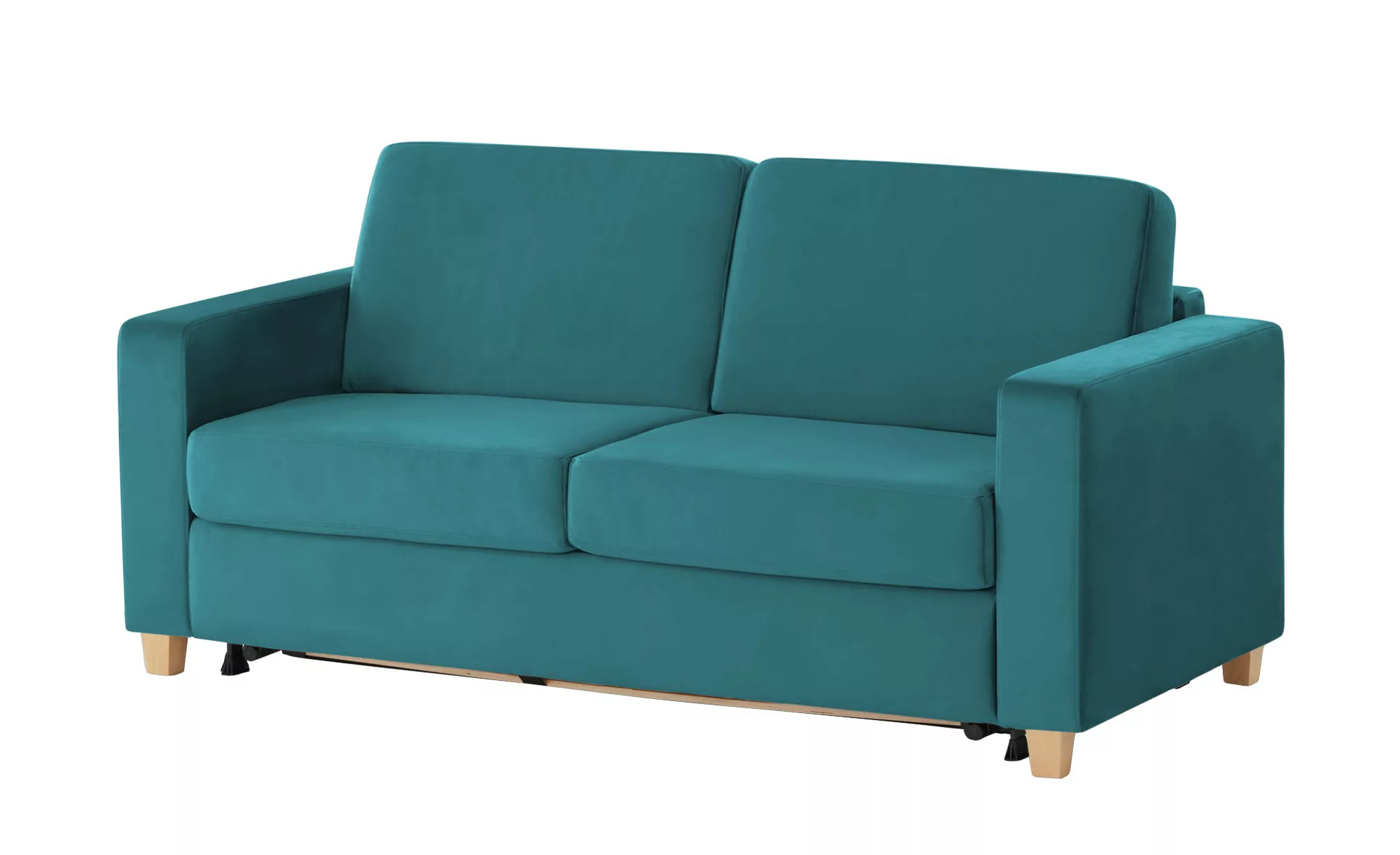 nehl Schlafsofa  Boston Deluxe ¦ türkis/petrol ¦ Maße (cm): B: 199 H: 91 T: günstig online kaufen