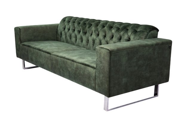 KAWOLA 3-Sitzer NILO, Sofa Velvet Vintage verschiedene Farben günstig online kaufen