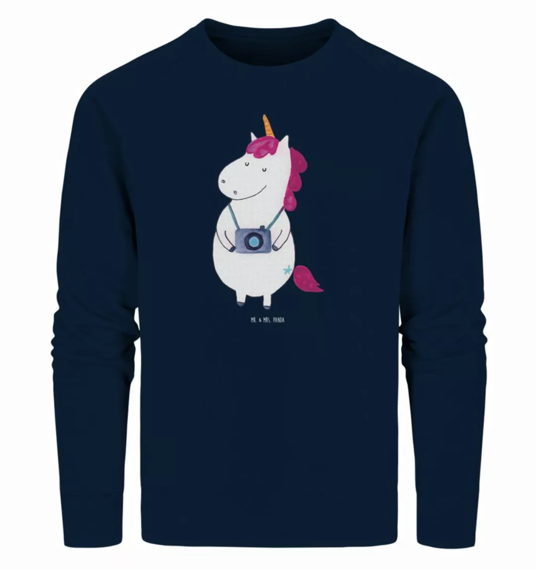 Mr. & Mrs. Panda Longpullover Größe L Einhorn Fotograf - French Navy - Gesc günstig online kaufen