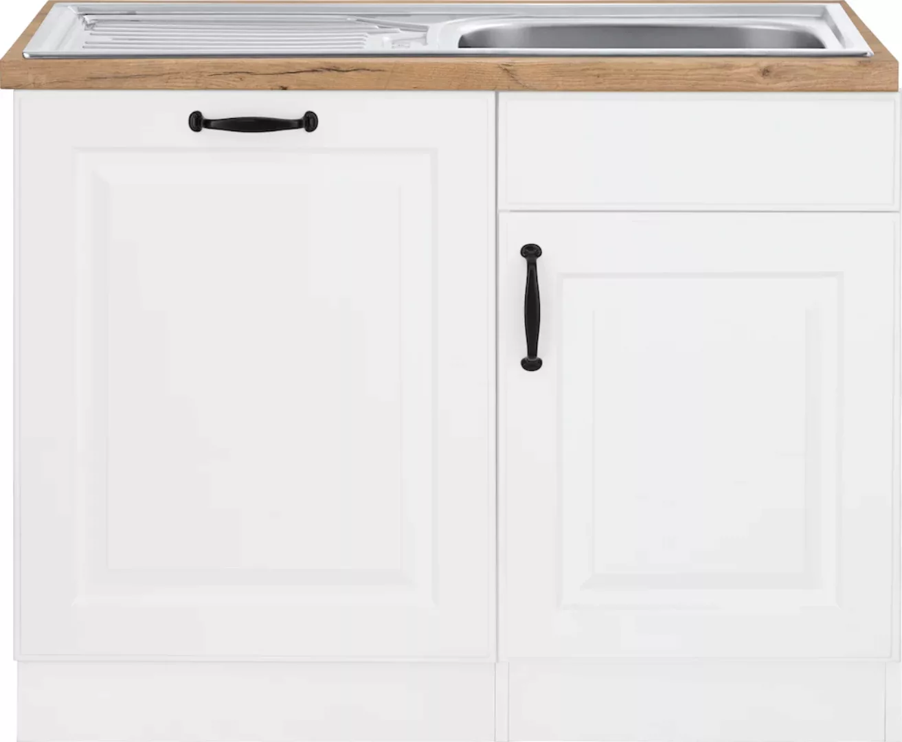 wiho Küchen Spülenschrank "Erla", 110 cm breit, inkl. Tür/Sockel für Geschi günstig online kaufen