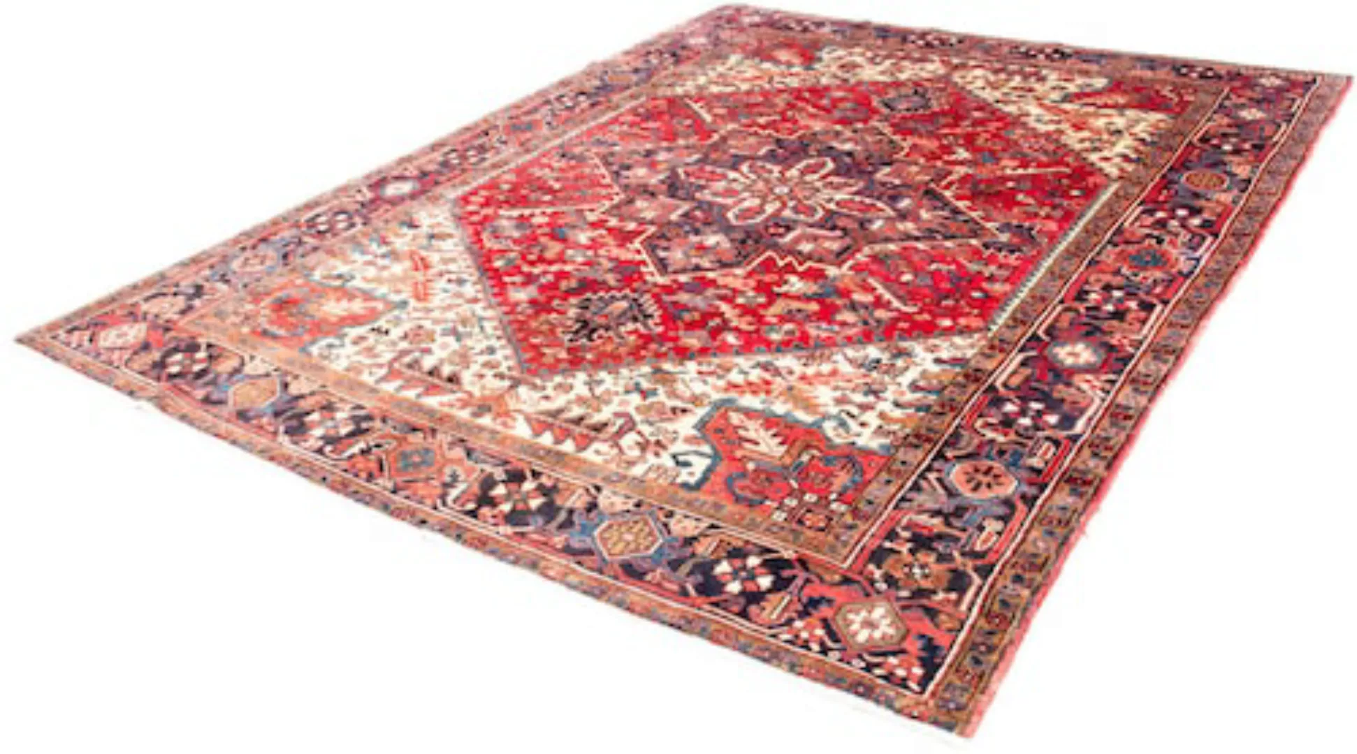 morgenland Wollteppich »Heriz Medaillon Rosso 275 x 217 cm«, rechteckig, Un günstig online kaufen