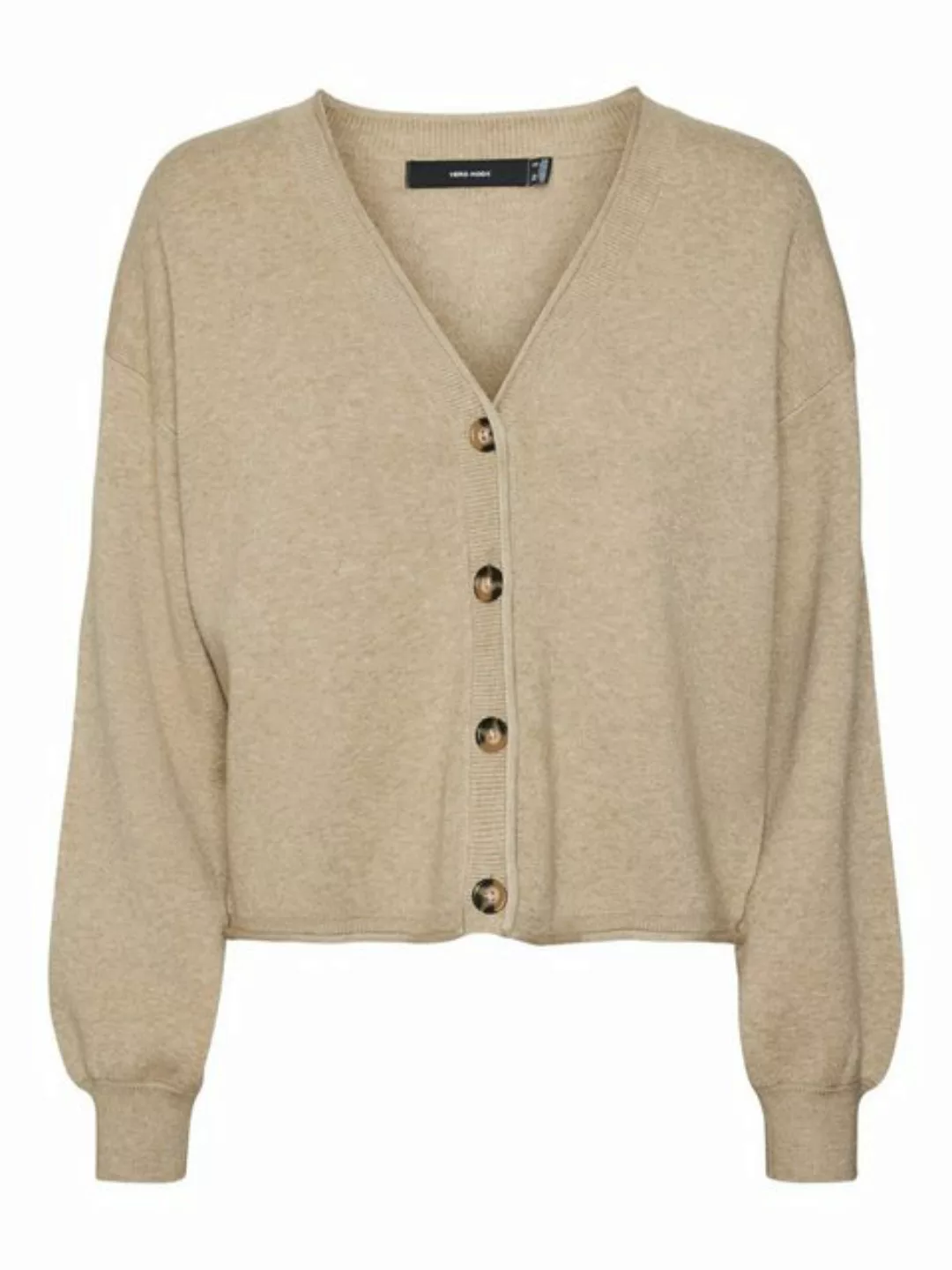 Vero Moda Strickjacke VMGold (1-tlg) Drapiert/gerafft günstig online kaufen