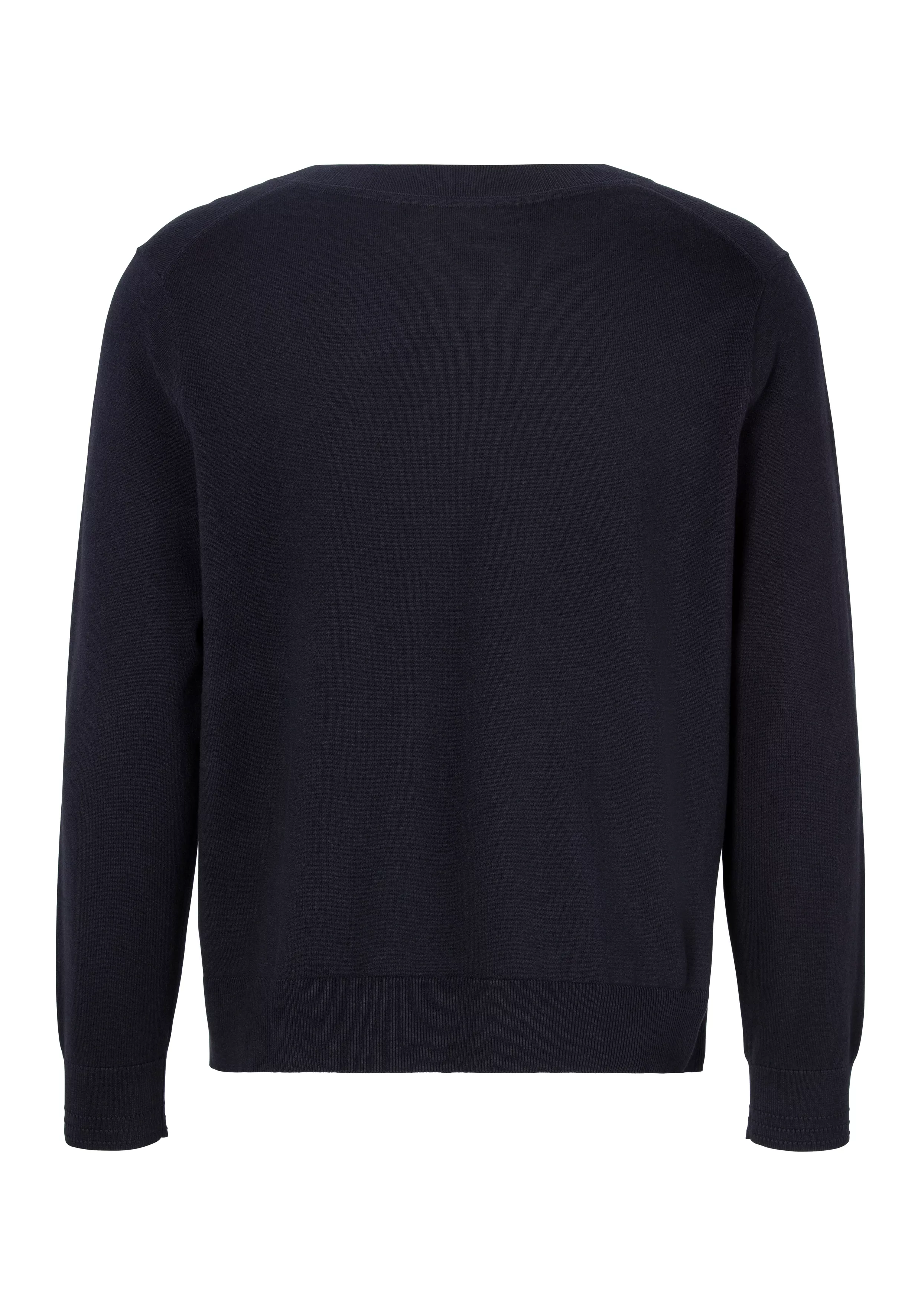 Tommy Hilfiger Curve V-Ausschnitt-Pullover "CRV CO JERSEY STITCH V-NK SWT", günstig online kaufen