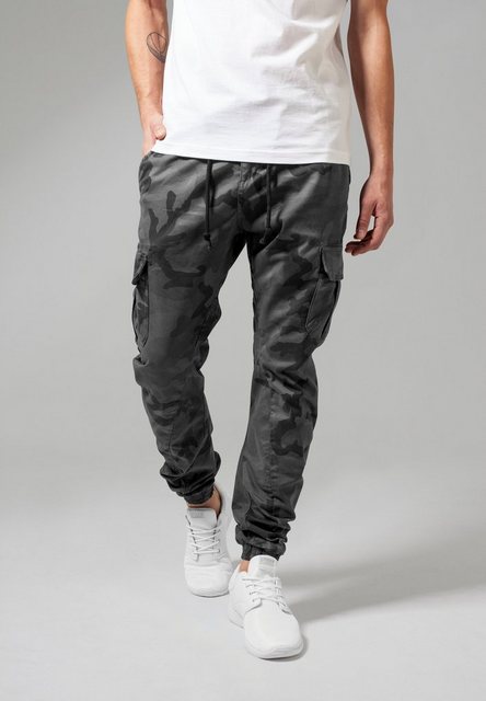 URBAN CLASSICS Cargohose TB1611 - Camo Cargo Jogging Pants grey camo 32 günstig online kaufen