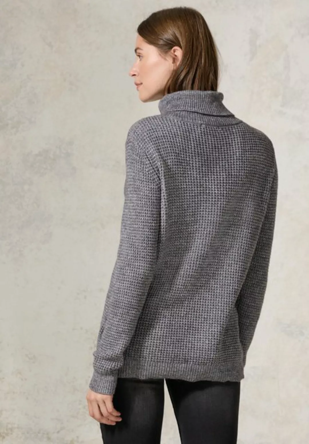 Cecil Rollkragenpullover, im soften Baumwoll-Mix günstig online kaufen