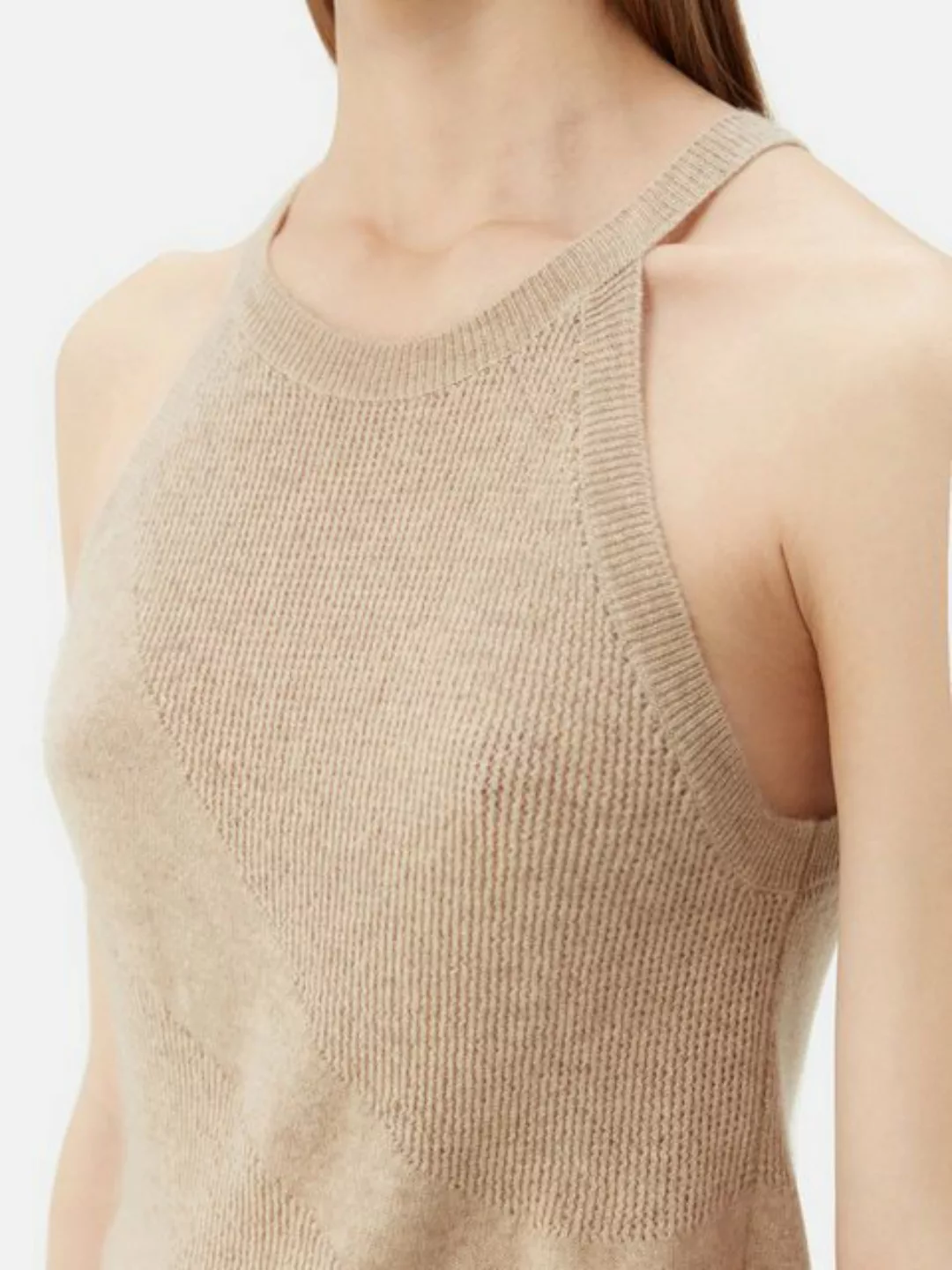 GOBI Cashmere Stricktop Naturfarbe Kaschmir Top günstig online kaufen