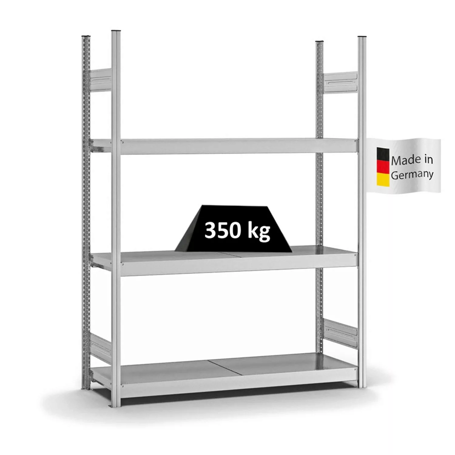 PROREGAL Weitspannregal Stecksystem T-Profil Grundregal HxBxT 200x150x40 cm günstig online kaufen