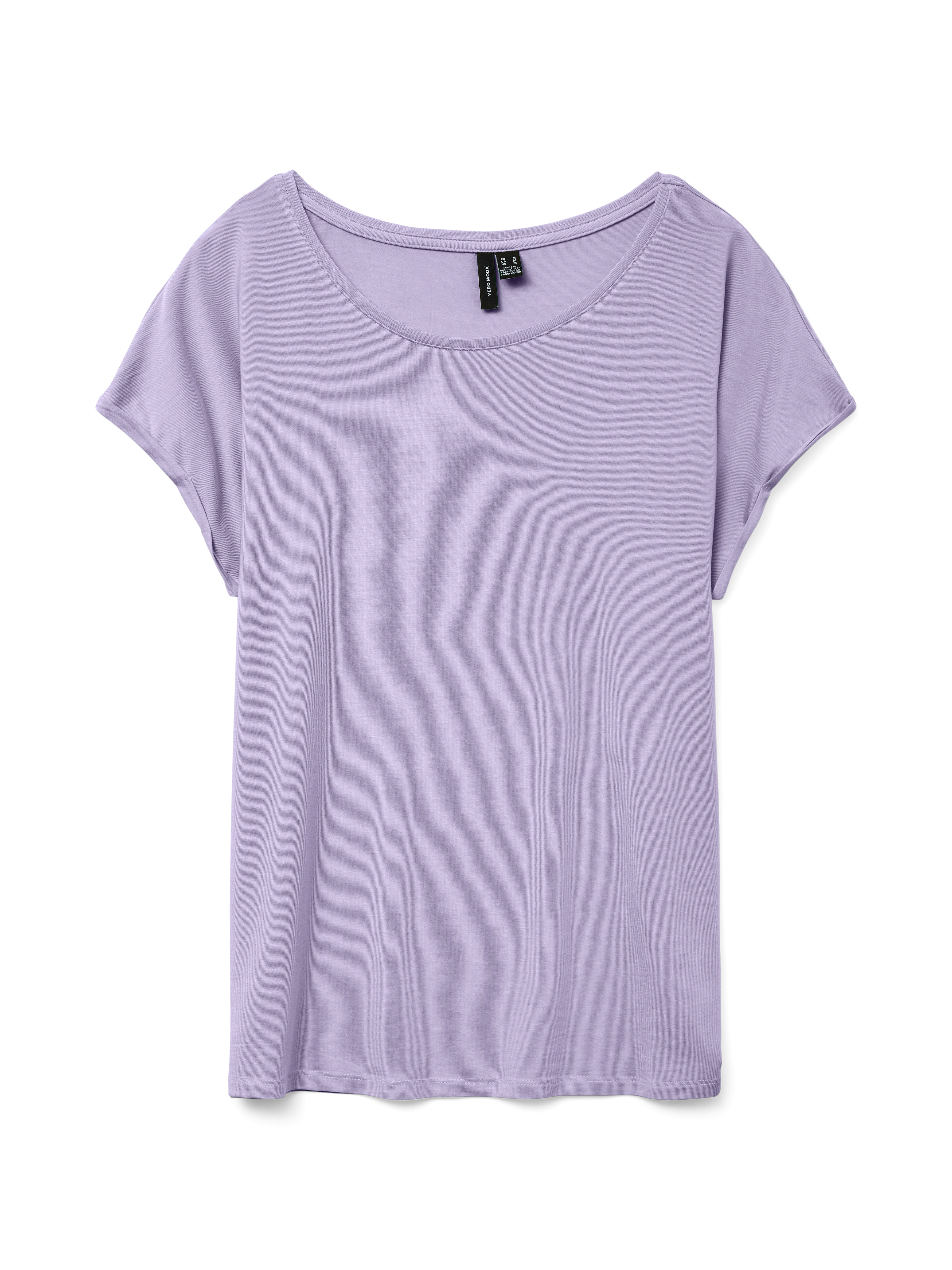 Vero Moda Rundhalsshirt "VMAVA PLAIN SS TOP GAJRS NOOS" günstig online kaufen