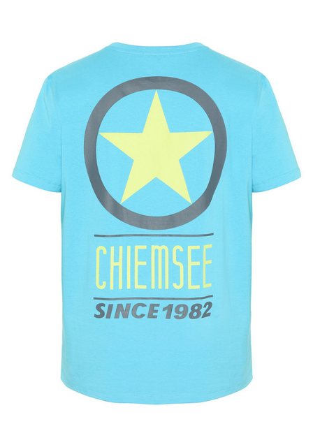 Chiemsee Print-Shirt Kurzarmshirt mit Retro-Print im Rücken 1 günstig online kaufen