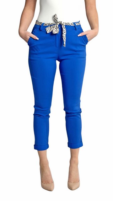 Mississhop Stretch-Hose Female Damen Stretch Klassische Chino Hose mit gemu günstig online kaufen