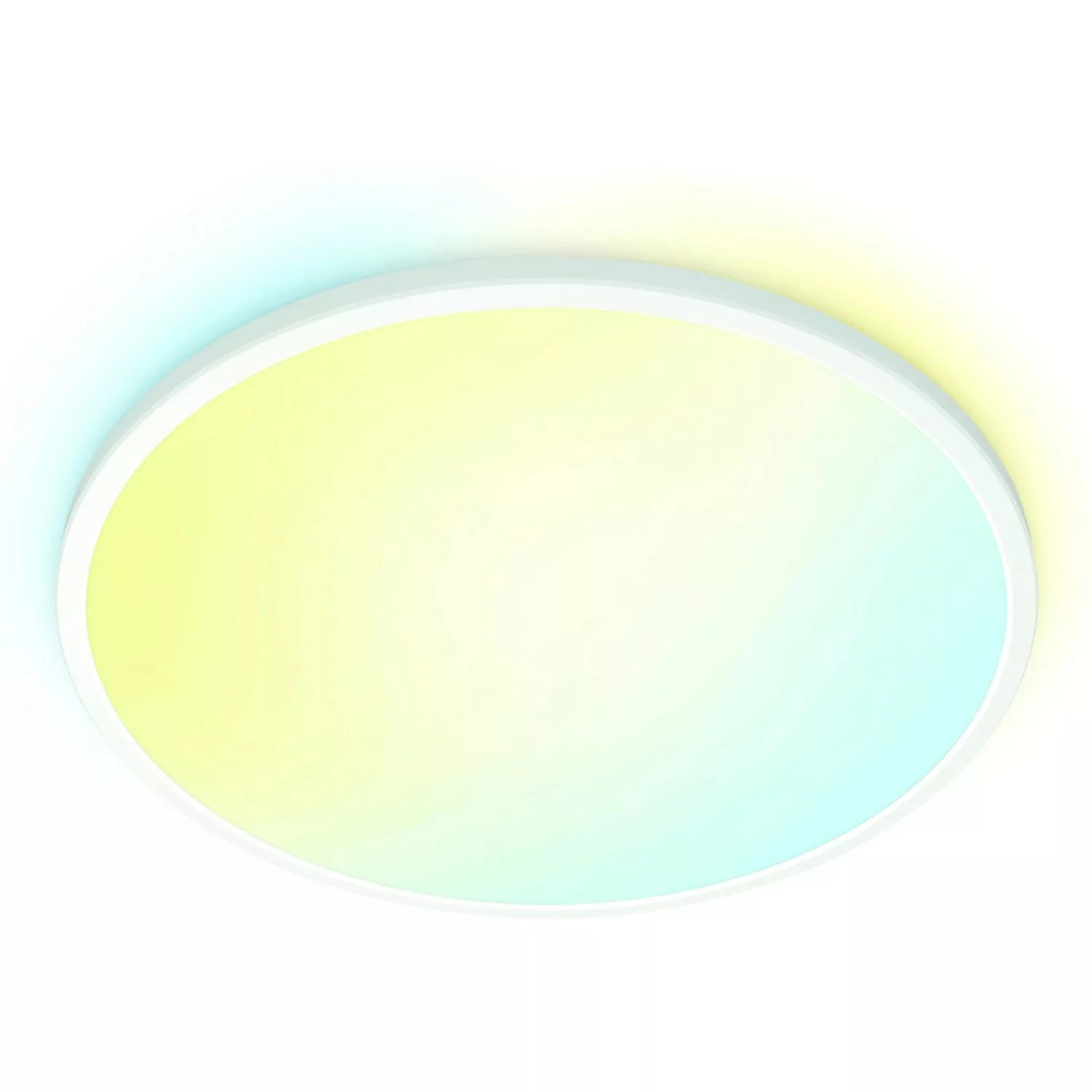 WiZ SuperSlim LED-Deckenleuchte CCT Ø55cm weiß günstig online kaufen