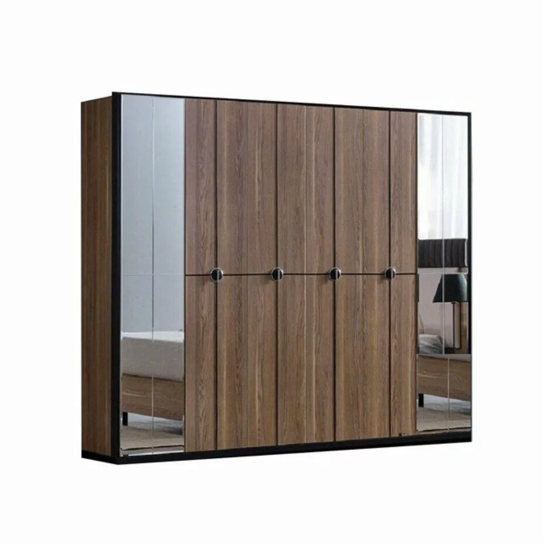 JVmoebel Kleiderschrank Kleiderschrank Schränke Schrank Design Holz 246 cm günstig online kaufen