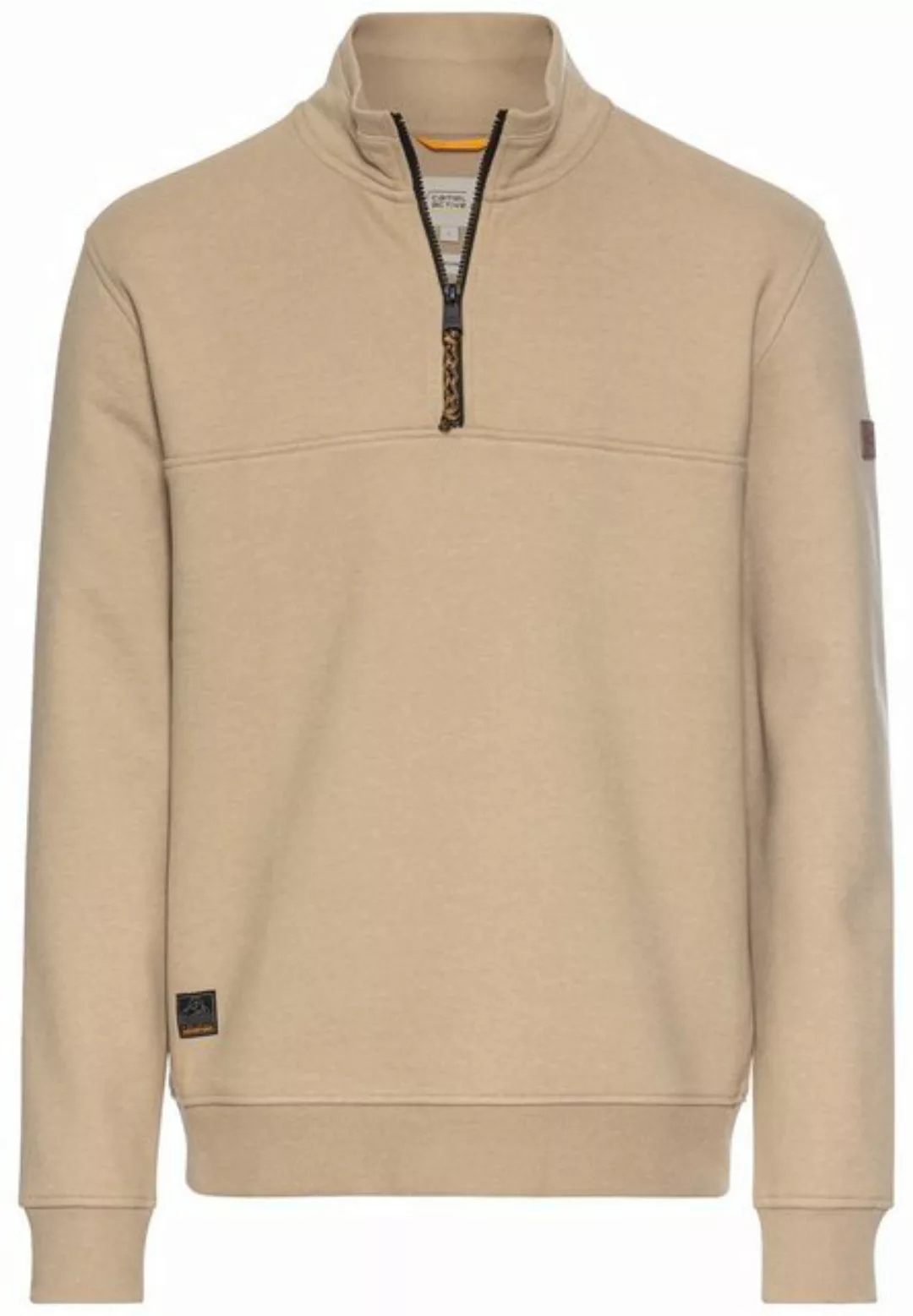 camel active Sweatshirt mit Troyer-Kragen günstig online kaufen