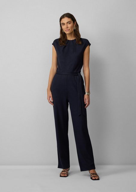 s.Oliver BLACK LABEL Overall Ärmelloser Jumpsuit aus Interlockjersey mit Bi günstig online kaufen