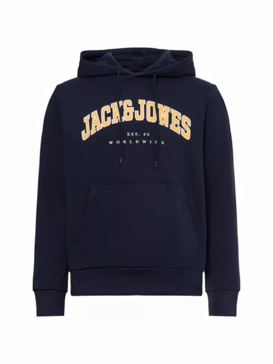 Jack & Jones Herren Hoodie Kapuzenpullover JJECALEB VARSITY- Relaxed Fit günstig online kaufen