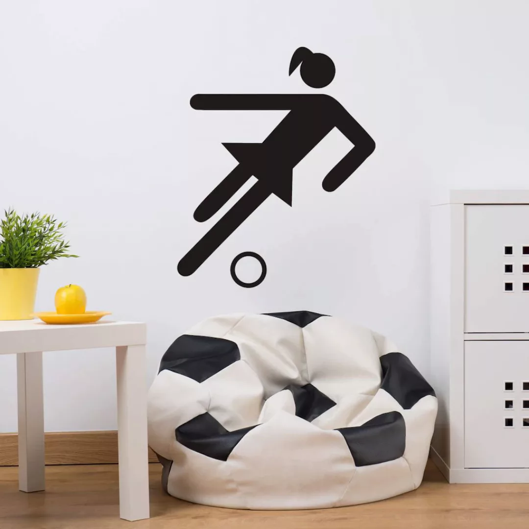 Wall-Art Wandtattoo "Frauenfußball Piktogramm", (Set, 1 St.), selbstklebend günstig online kaufen