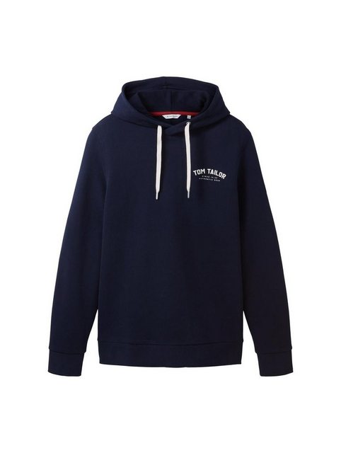 Tom Tailor Herren Kapuzenpullover LOGO HOODIE - Regular Fit günstig online kaufen