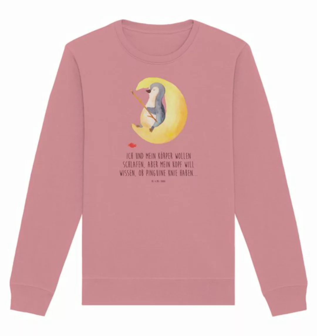 Mr. & Mrs. Panda Longpullover Pinguin Mond Größe L - Canyon Pink - Geschenk günstig online kaufen