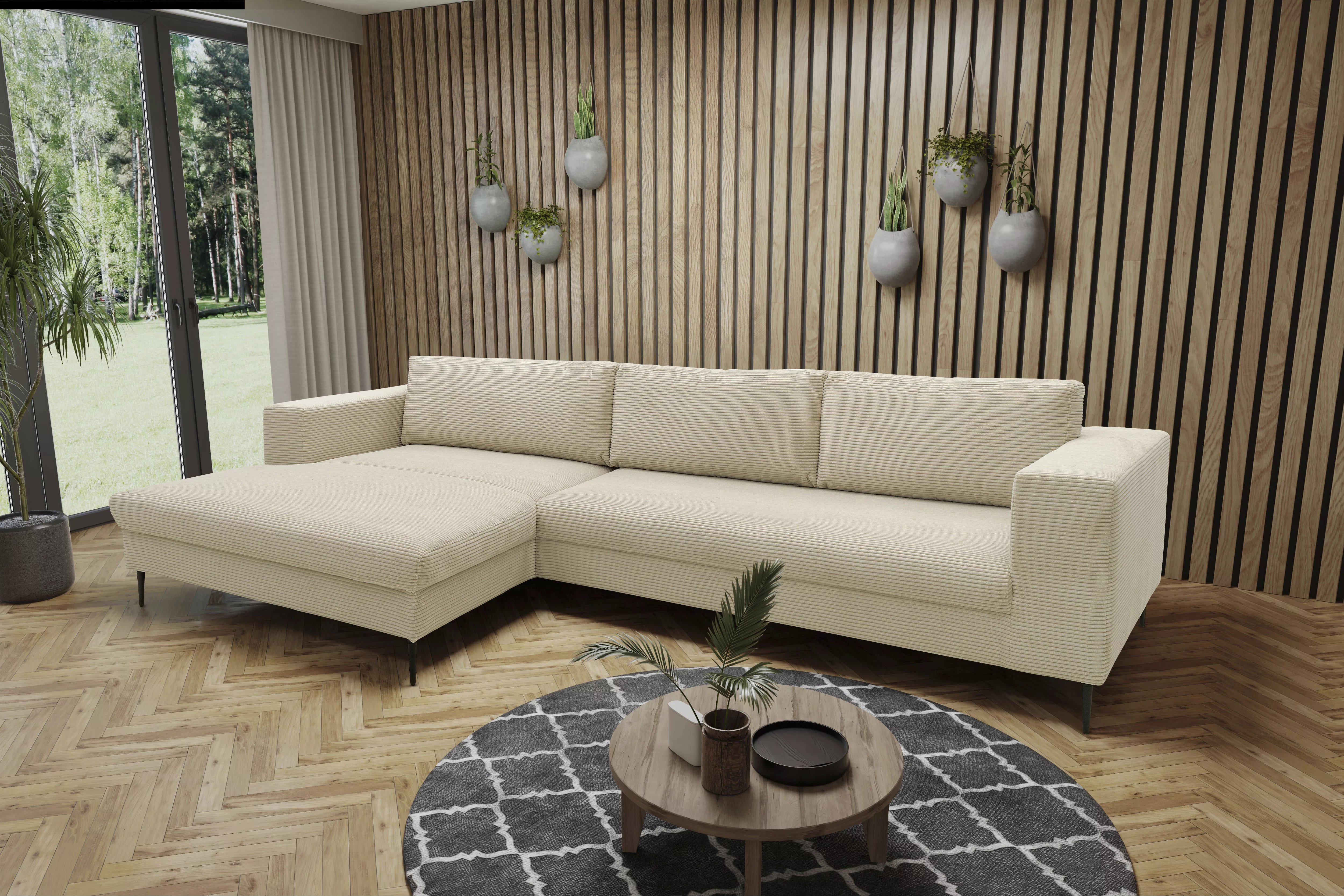 DOMO collection Ecksofa »Modica, zeitlos und elegant, L-Form«, moderne Opti günstig online kaufen