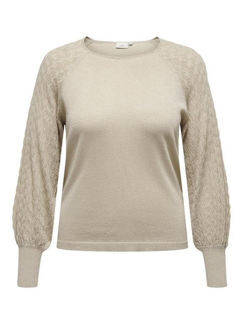 ONLY CARMAKOMA Sweatshirt CARHELGA LS GLITTER O-NECK KNT günstig online kaufen