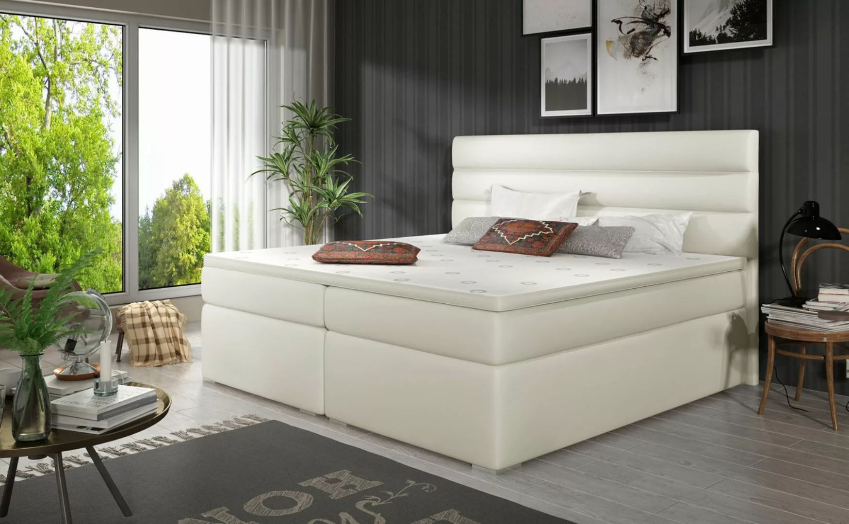 ALTDECOR Boxspringbett VIVANTA (Bettkasten, H3 Matratze Bonellfederung, Top günstig online kaufen