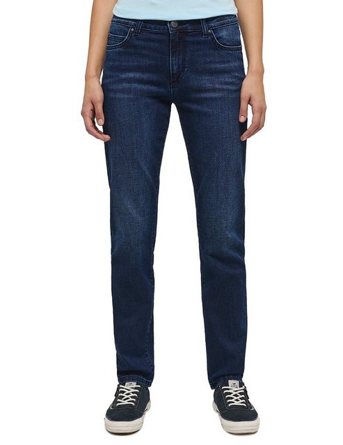 Mustang Damen Jeans CROSBY Relaxed Slim Fit - Blau - Deep Blue Denim günstig online kaufen