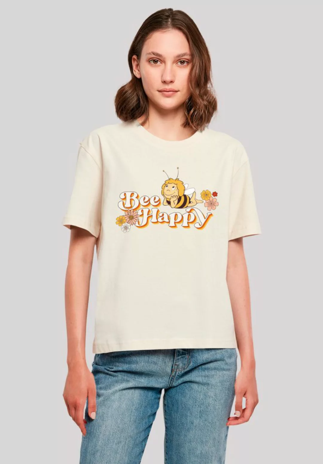 F4NT4STIC T-Shirt "Die Biene Maja Bee Happy Heroes of Childhood", Nostalgie günstig online kaufen