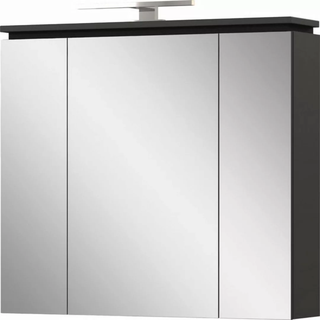 HARPER Spiegelschrank Spiegelschrank HARPER GIFU BHT 76x74x23 cm grau Bad-S günstig online kaufen