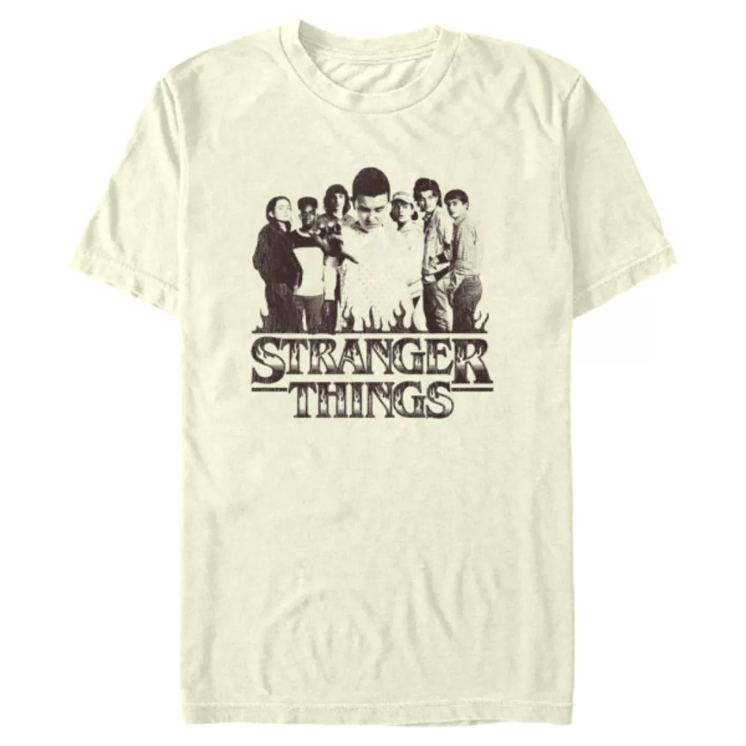 Netflix - Stranger Things - Group Focus - Männer T-Shirt günstig online kaufen